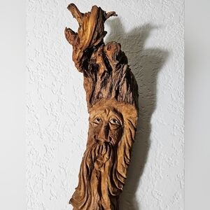 Hand Carved Wood Spirit Woodcarving